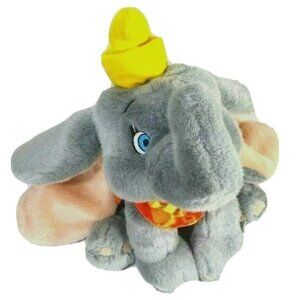 Disney Store Dumbo the Elephant Plush Stuffed Animal Toy Boy Girl Gray 8"